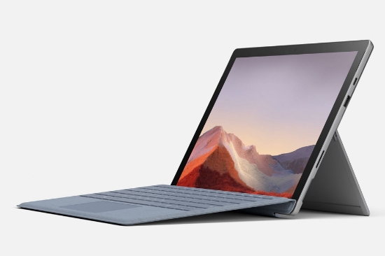 لپ تاپ هیبریدی مایکروسافت Surface Pro 7 Plus استوک | نمای جلو | i5 | 8GB | 256GB